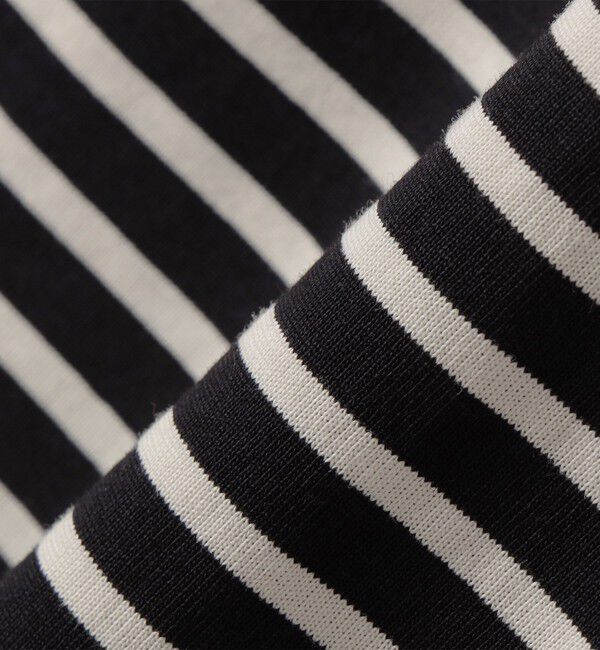 SHIPS for women「バスク ボーダー / 無地 5分袖 TEE」|Tシャツ・カットソー|