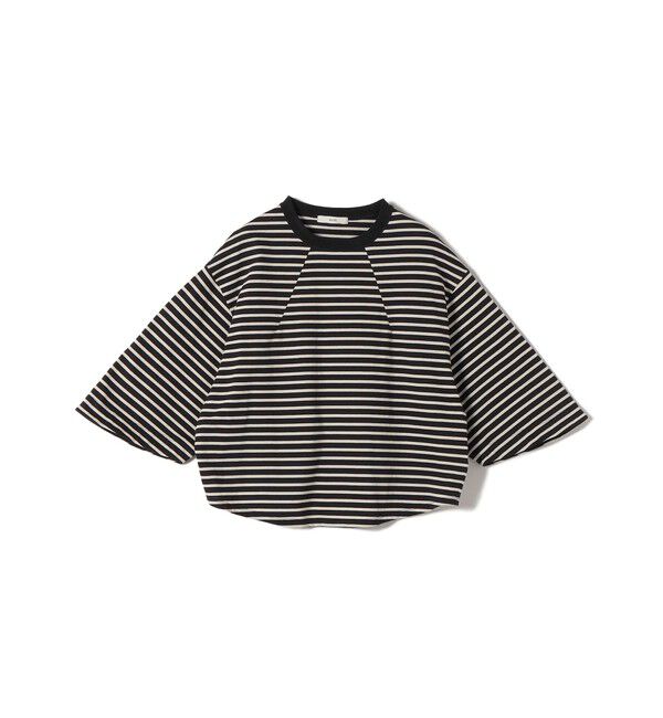 SHIPS for women「バスク ボーダー / 無地 5分袖 TEE」|Tシャツ・カットソー|