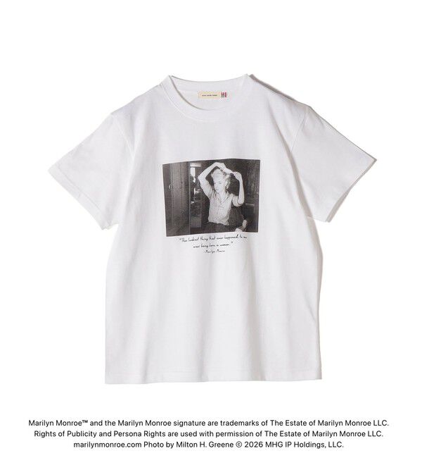 SHIPS for women「【SHIPS別注】Marilyn Monroe / フォト TEE」|Tシャツ・カットソー|
