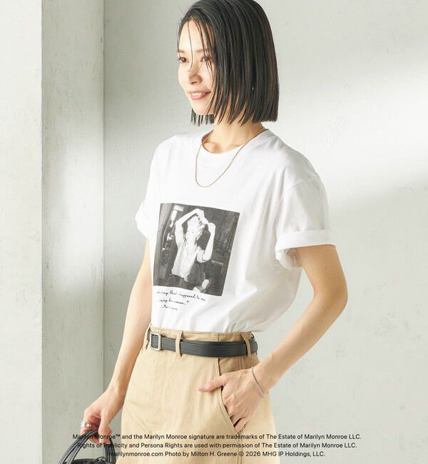 SHIPS for women「【SHIPS別注】Marilyn Monroe / フォト TEE」|Tシャツ・カットソー|