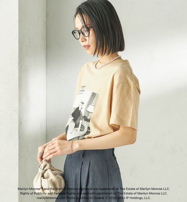SHIPS for women「【SHIPS別注】Marilyn Monroe / フォト TEE」|Tシャツ・カットソー|