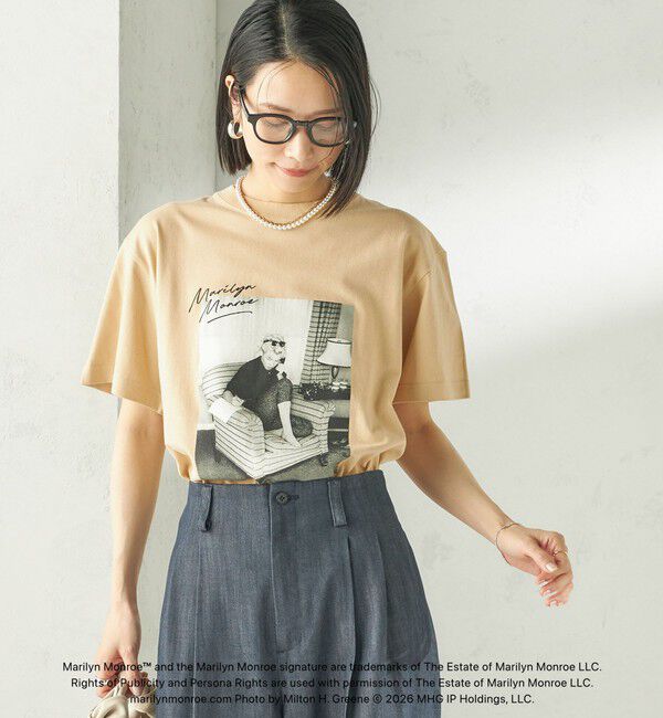 SHIPS for women「【SHIPS別注】Marilyn Monroe / フォト TEE」|Tシャツ・カットソー|