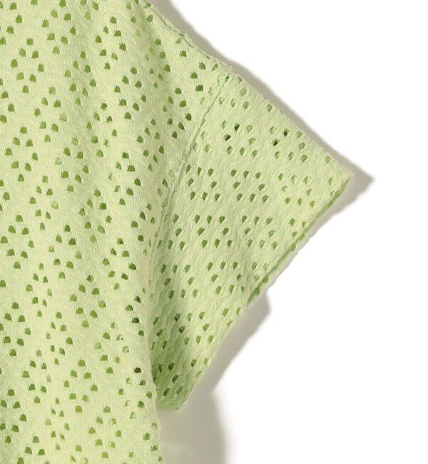 SHIPS for women「〈手洗い可能〉アイレット ショート スリーブ プルオーバー」|Tシャツ・カットソー|