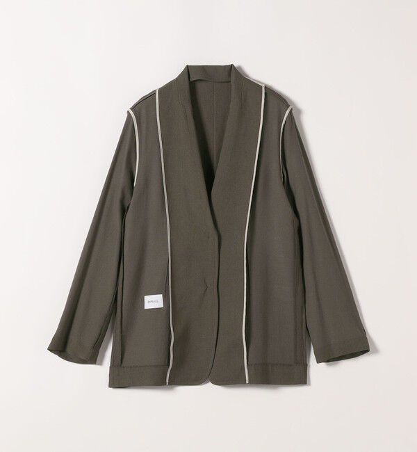 SHIPS any「《予約》SHIPS any: 〈手洗い可能〉リネンミックス テーラード ライト ジャケット」|テーラードジャケット|