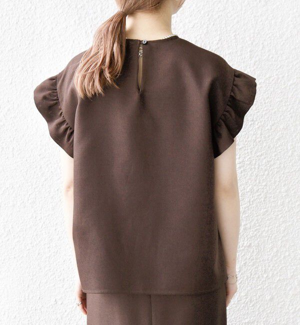 SHIPS any「《予約》SHIPS any:〈洗濯機可能〉リネンライク ブラウス &times; タイトスカート セットアップ」|ワンピース|