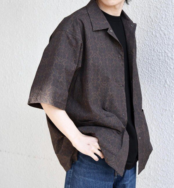 SHIPS any「SHIPS any:〈撥水/軽量/ストレッチ〉SOLOTEX(R) シアサッカー キャンプポケット シャツ◆」|シャツ・ブラウス|