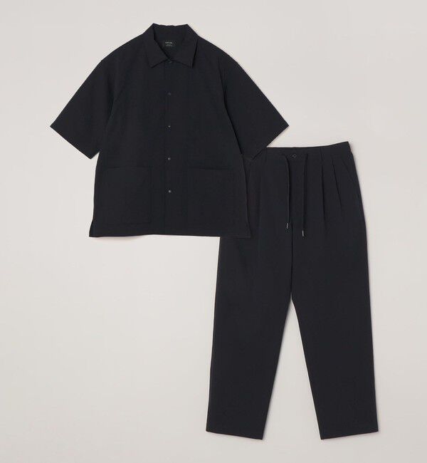 SHIPS any「SHIPS any:〈撥水/軽量/ストレッチ〉SOLOTEX(R) シアサッカー キャンプポケット シャツ◆」|シャツ・ブラウス|