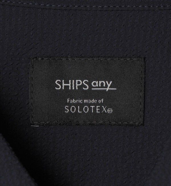 SHIPS any「SHIPS any:〈撥水/軽量/ストレッチ〉SOLOTEX(R) シアサッカー キャンプポケット シャツ◆」|シャツ・ブラウス|