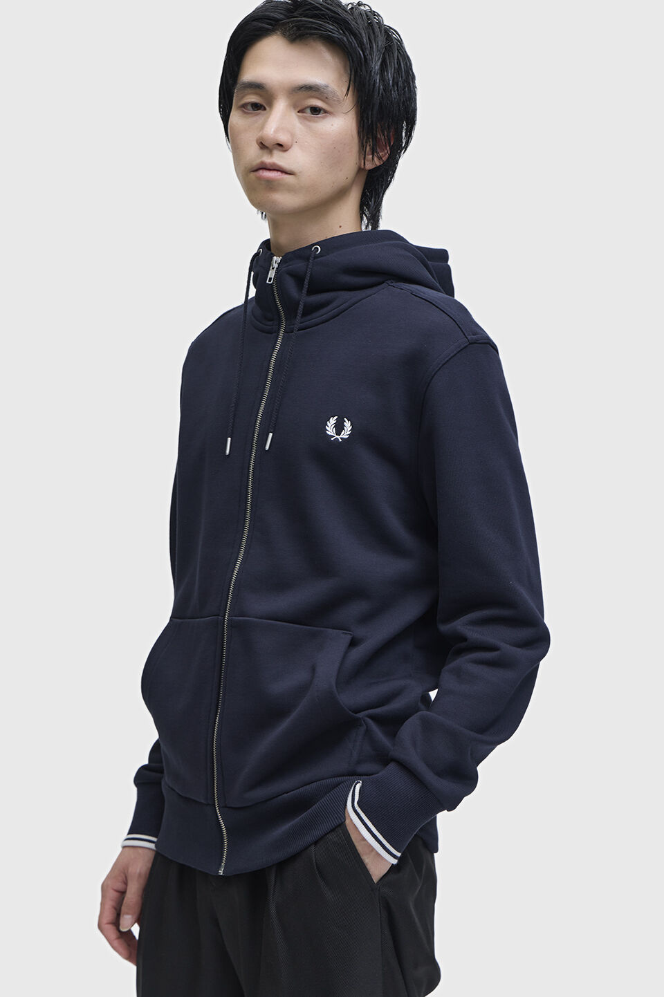 FRED PERRY 「Hooded Zip Through Sweatshirt」|スウェット・ジャージ|