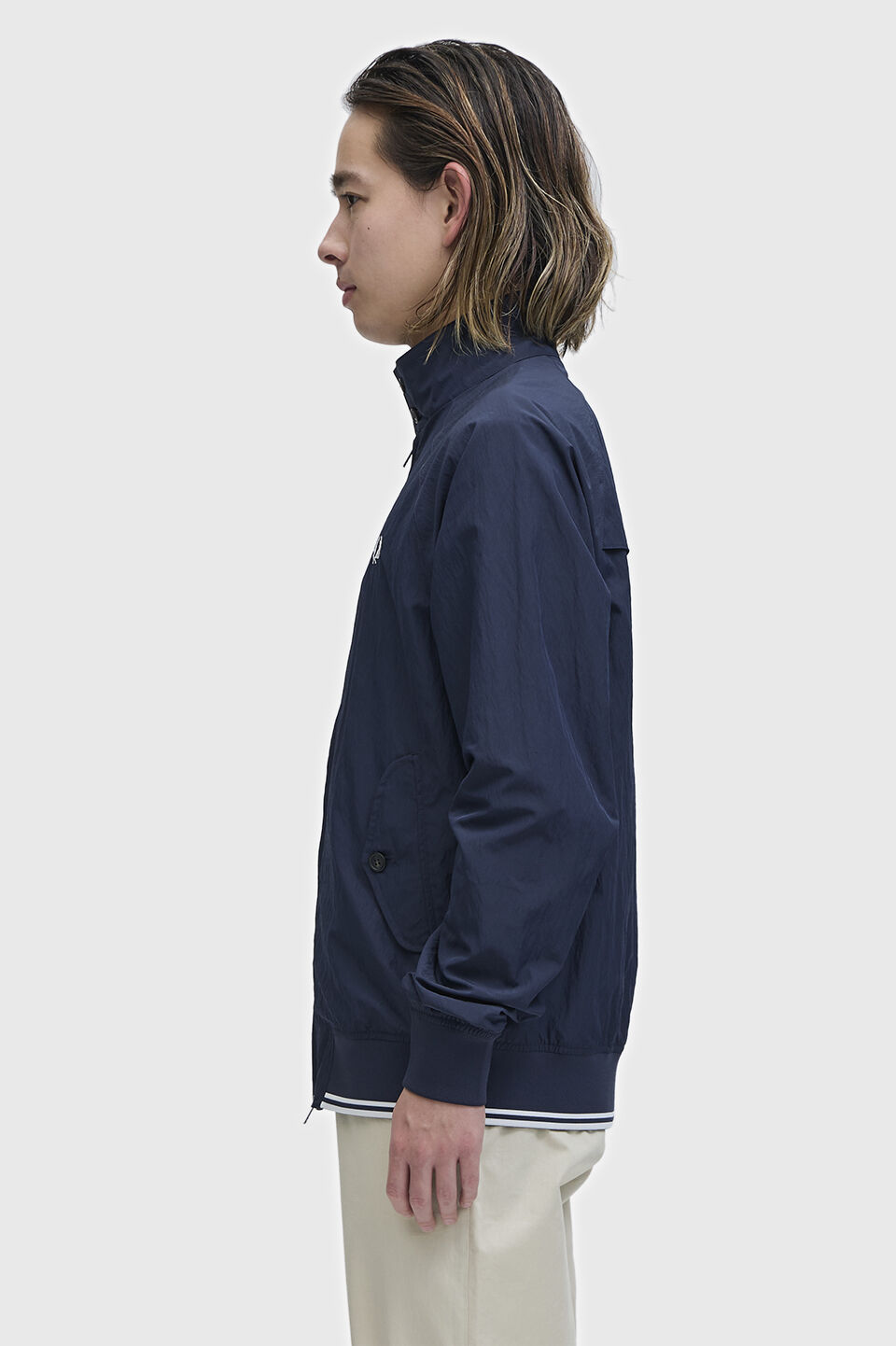 FRED PERRY 「Crinkle Harrington Jacket」|ブルゾン・スタジャン|