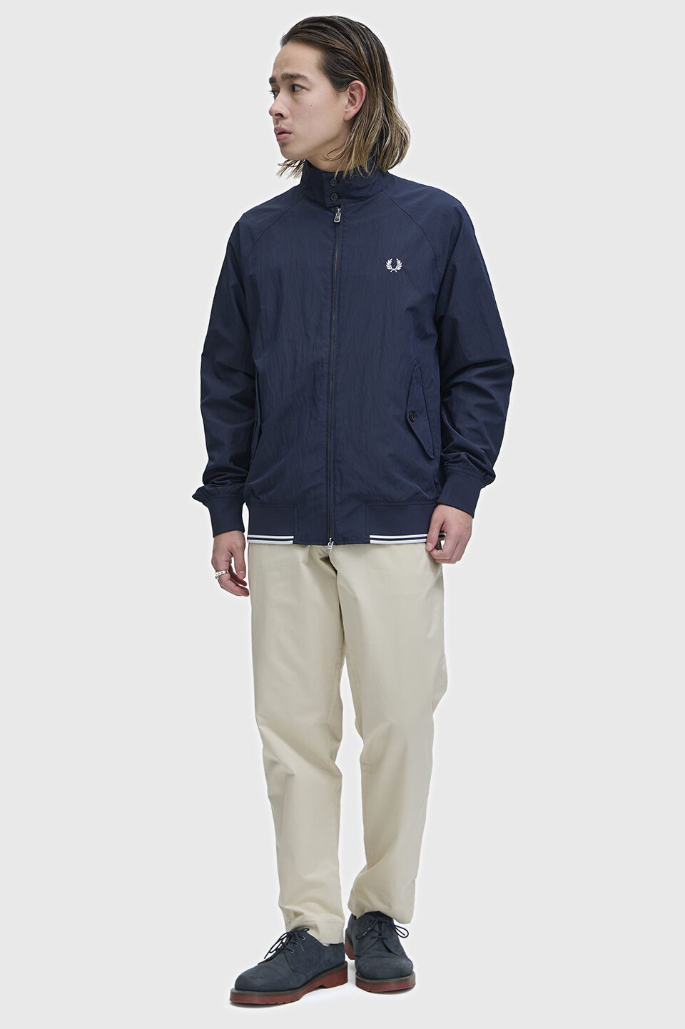 FRED PERRY 「Crinkle Harrington Jacket」|ブルゾン・スタジャン|