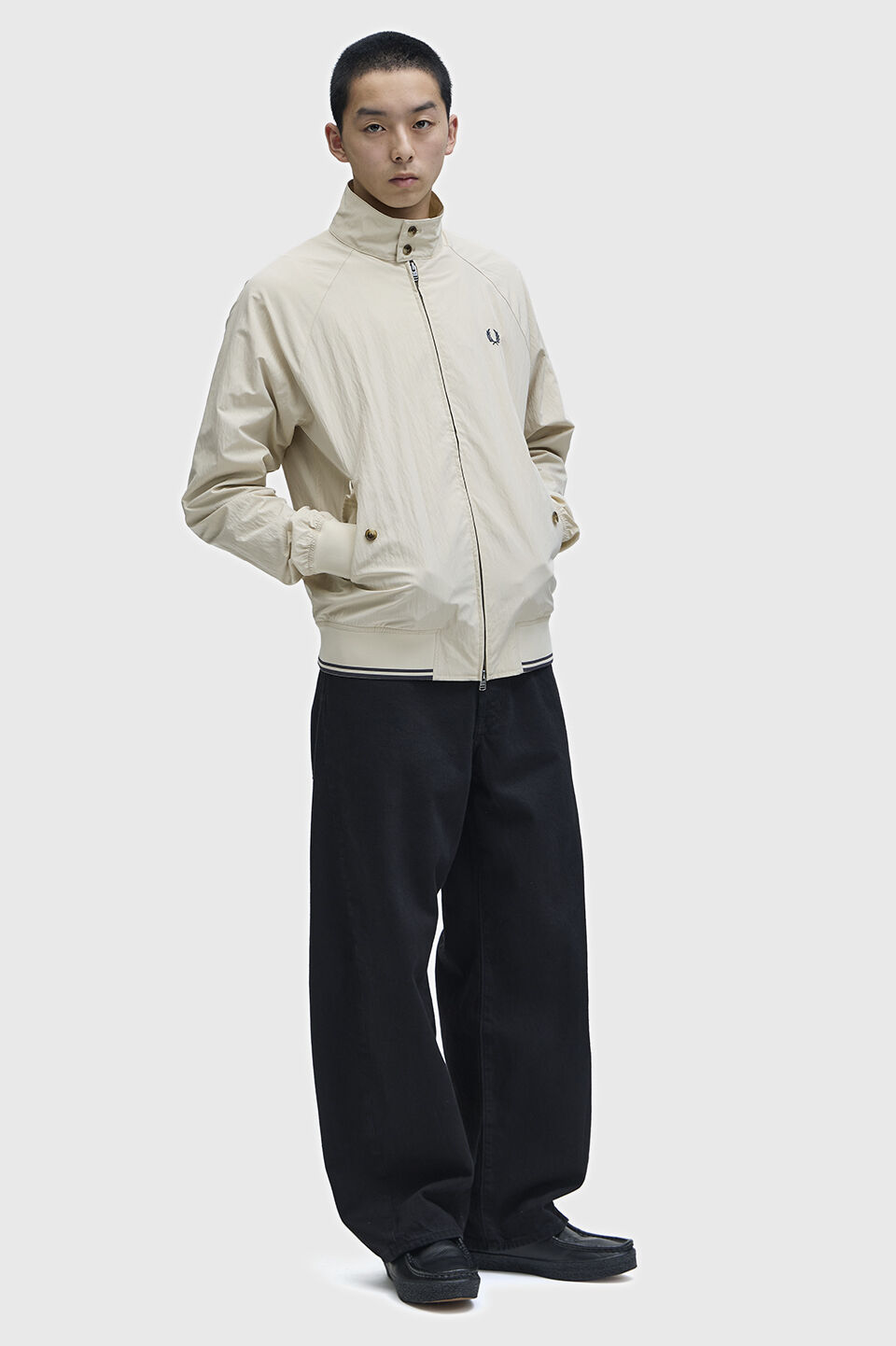 FRED PERRY 「Crinkle Harrington Jacket」|ブルゾン・スタジャン|