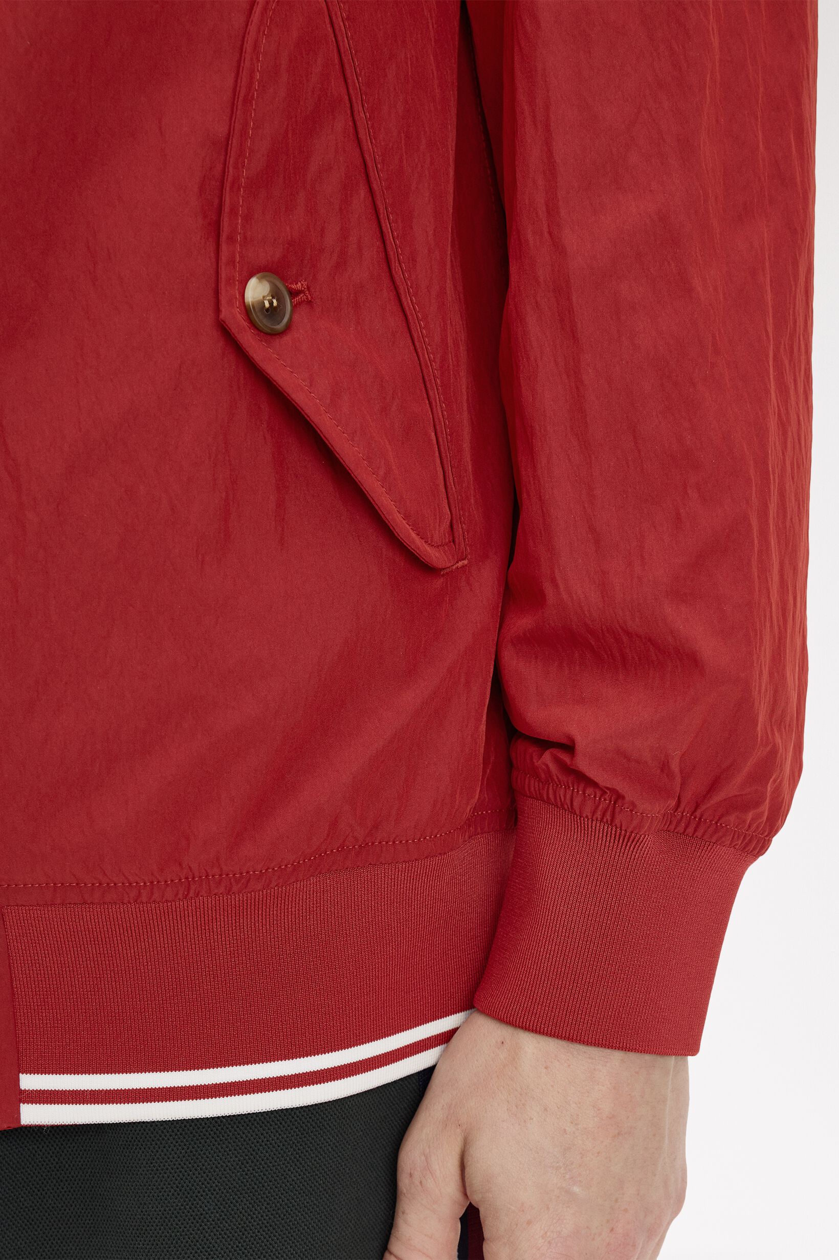 FRED PERRY 「Crinkle Harrington Jacket」|ブルゾン・スタジャン|