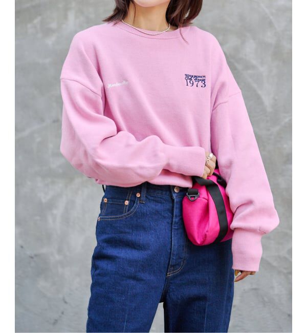 OUTDOOR PRODUCTS Usual Things「追加 予約　ロゴシシュウスウェットライクニットプルオーバー」|ニット・セーター|