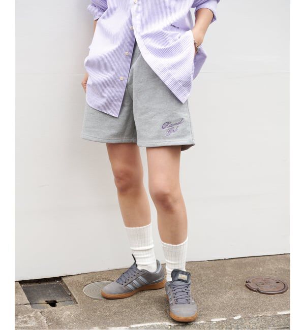 OUTDOOR PRODUCTS Usual Things「RATIONAL GIRLロゴ刺繍スウェットショートパンツ」|その他|