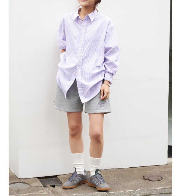 OUTDOOR PRODUCTS Usual Things「RATIONAL GIRLロゴ刺繍スウェットショートパンツ」|その他|