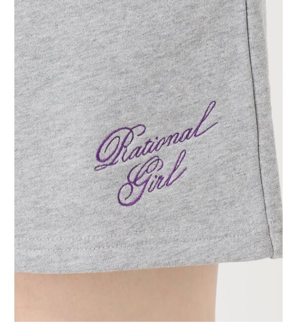 OUTDOOR PRODUCTS Usual Things「RATIONAL GIRLロゴ刺繍スウェットショートパンツ」|その他|