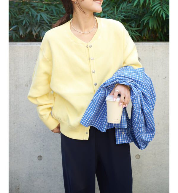 OUTDOOR PRODUCTS Usual Things「新色 スウェットライクニットカーディガン」|カーディガン|