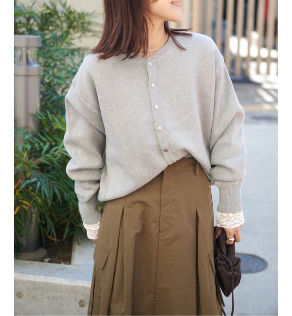 OUTDOOR PRODUCTS Usual Things「新色 スウェットライクニットカーディガン」|カーディガン|