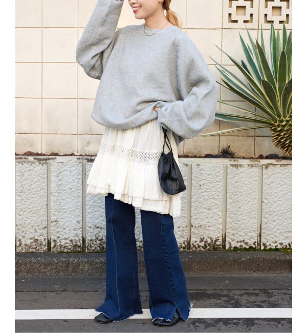 OUTDOOR PRODUCTS Usual Things「≪予約 追加≫コットンレーストリムキャミソール」|キャミソール|