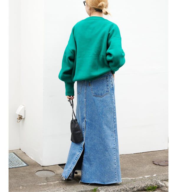 OUTDOOR PRODUCTS Usual Things「スウェットライクVネックニットプルオーバー」|ニット・セーター|