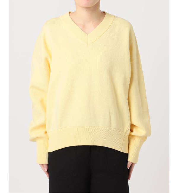 OUTDOOR PRODUCTS Usual Things「スウェットライクVネックニットプルオーバー」|ニット・セーター|