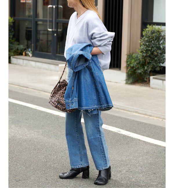 OUTDOOR PRODUCTS Usual Things「スウェットライクVネックニットプルオーバー」|ニット・セーター|