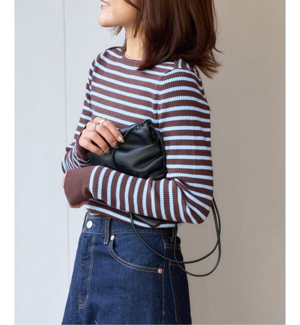 OUTDOOR PRODUCTS Usual Things「ボーダーボートネックニット」|ニット・セーター|