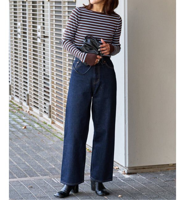 OUTDOOR PRODUCTS Usual Things「ボーダーボートネックニット」|ニット・セーター|