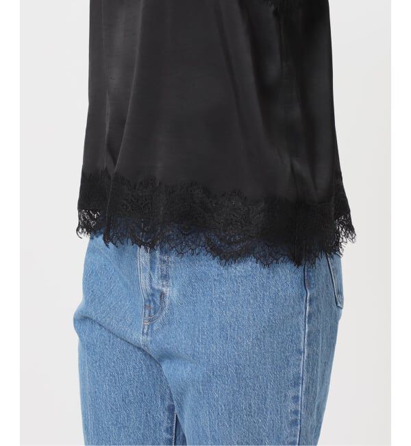 OUTDOOR PRODUCTS Usual Things「サテンレースキャミソール」|キャミソール|