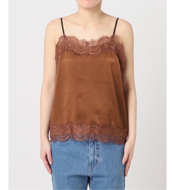 OUTDOOR PRODUCTS Usual Things「サテンレースキャミソール」|キャミソール|