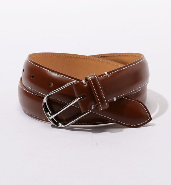 TOMORROWLAND GOODS「【別注】MAISON OCTOPUSSY&times;TOMORROWLAND カーフレザー ベルト」|ベルト|46 ブラウン