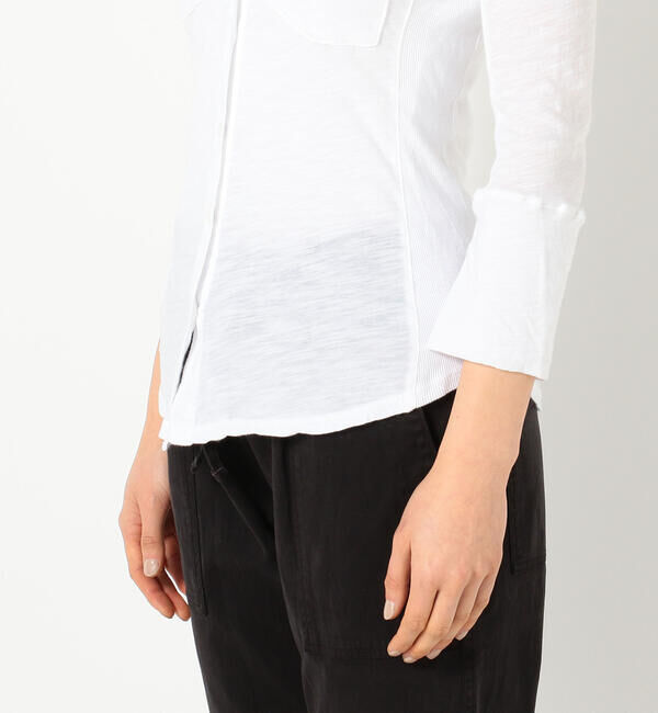 JAMES PERSE「サイドパネルシャツ WUA3042」|シャツ・ブラウス|