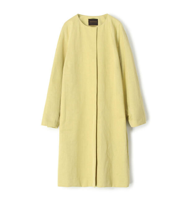 TOMORROWLAND collection「スパークツイル コクーンコート」|ノーカラーコート|