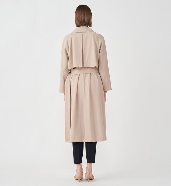 Ballsey「ウールギャバジン ガウンコート」|トレンチコート|