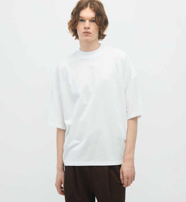 CABaN「CABaN コットン ビルドネックTシャツ」|Tシャツ・カットソー|