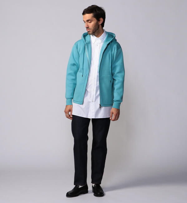 CABaN「CABaN コットンカシミヤ ジップパーカ」|ニット・セーター|