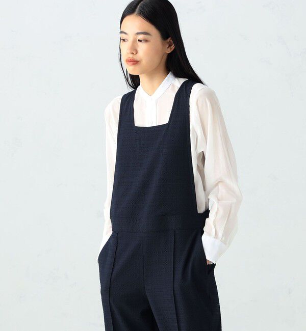 BACCA「シアサッカー カバードサロペット」|ワンピース|