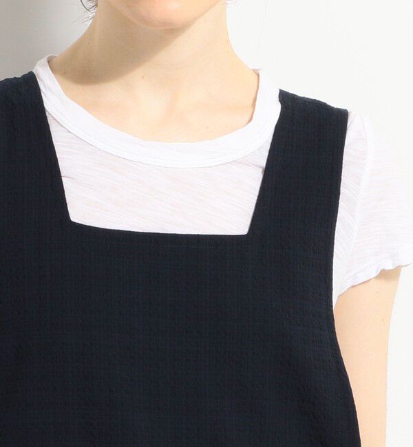 BACCA「シアサッカー カバードサロペット」|ワンピース|