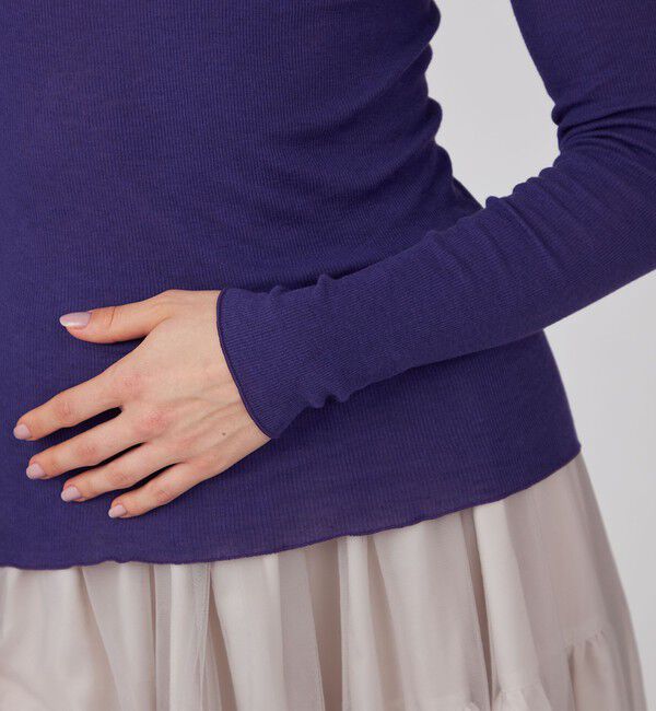 Ballsey「コットンシルクリブ タートルネックプルオーバー」|Tシャツ・カットソー|