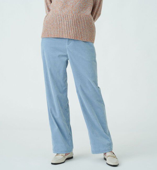MACPHEE「ストレッチコーデュロイ イージーストレートパンツ」|その他|