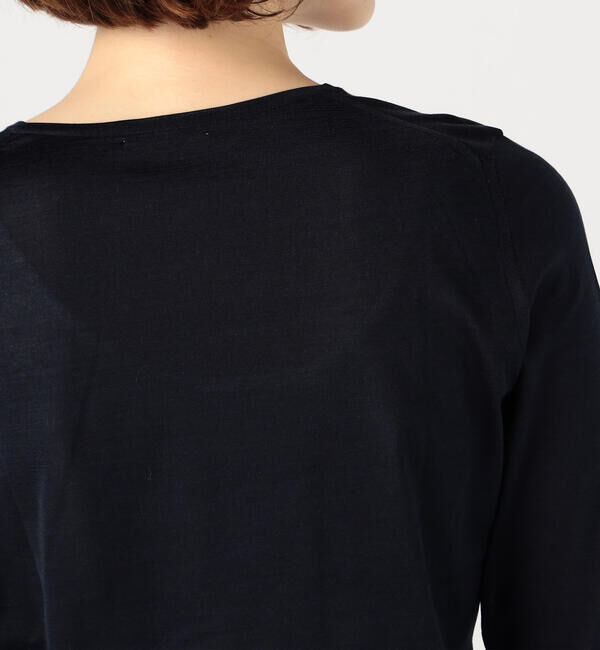 DES PRES「シルク Vネックプルオーバー」|ニット・セーター|