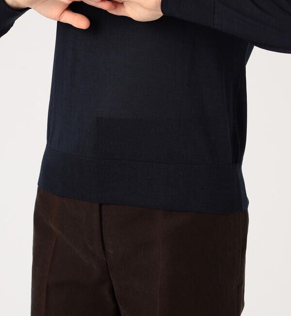 DES PRES「シルク Vネックプルオーバー」|ニット・セーター|