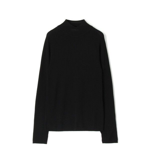 DES PRES「ウーステッドウールリブ ハイネックプルオーバー」|ニット・セーター|19 ブラック