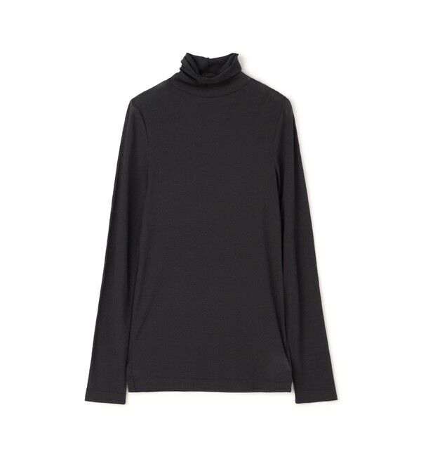 MACPHEE「シアージャージー タートルネックプルオーバー」|Tシャツ・カットソー|17 チャコールグレー