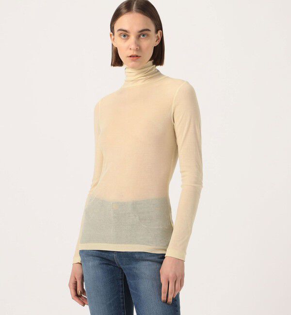 MACPHEE「シアージャージー タートルネックプルオーバー」|Tシャツ・カットソー|