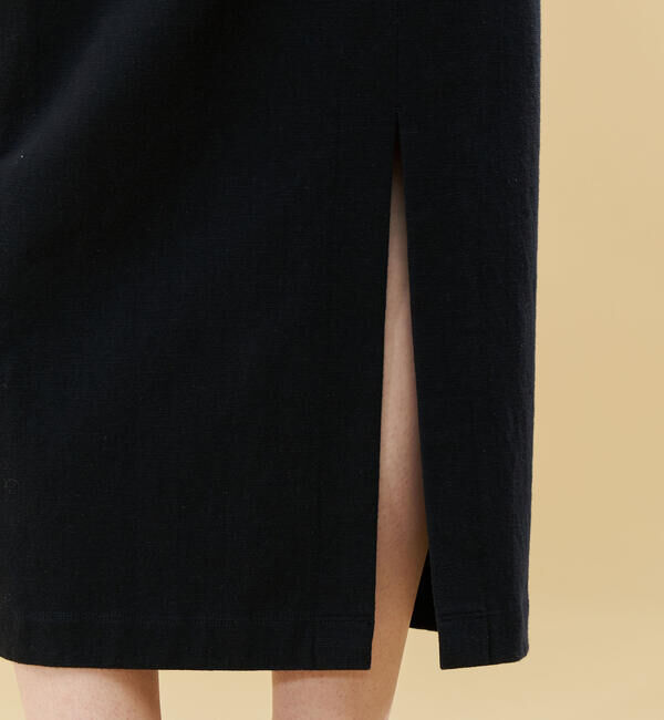 GALERIE VIE「ライトスラブジャージー Iラインロングスカート」|タイト|