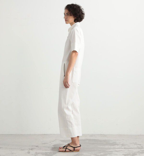 BACCA「コットンピケ ジップアップコンビネゾン」|ワンピース|