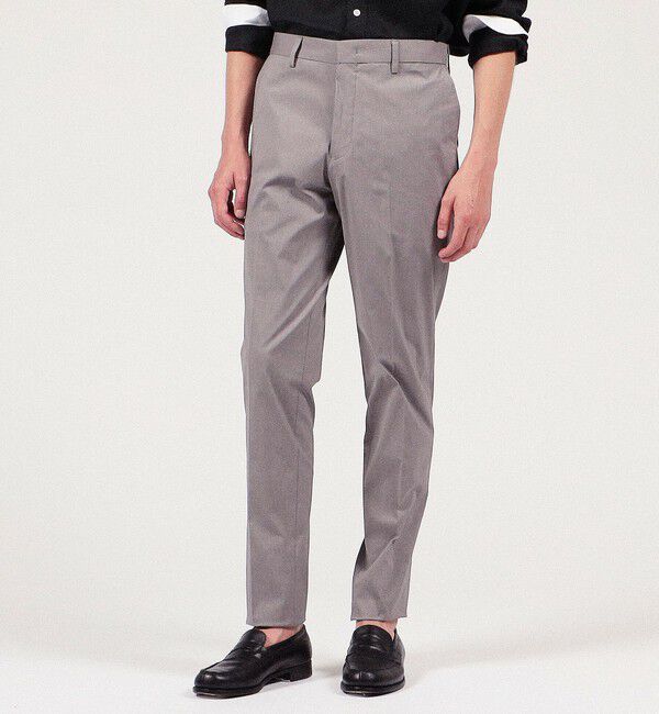 TOMORROWLAND MENS「コットンナイロンポリウレタン スリムパンツ」|チノ|