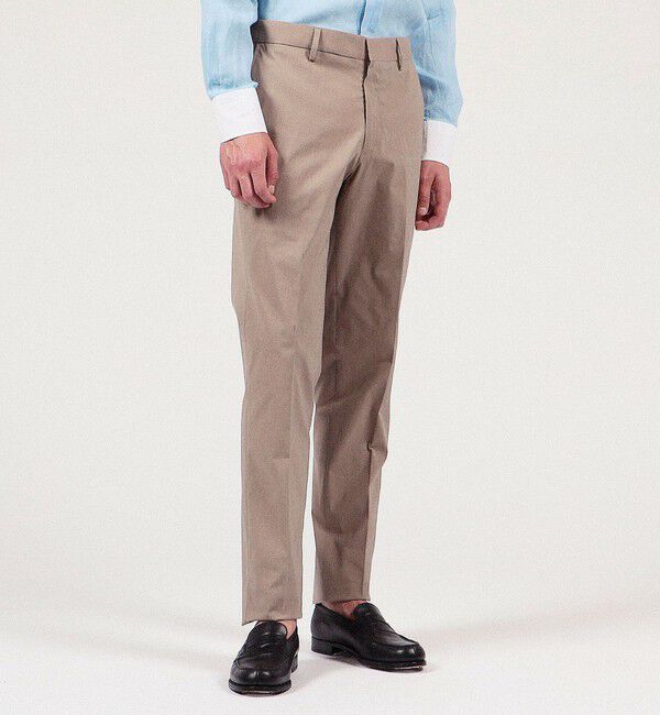 TOMORROWLAND MENS「コットンナイロンポリウレタン スリムパンツ」|チノ|